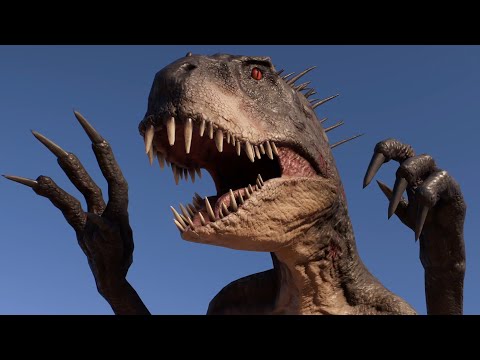Scorpios Rex vs T-Rex, I-Rex, Spinosaurus, Indoraptor, Giga, Carcha, Acro & Allo (4K 60FPS)