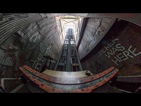 On-ride point of view of Mystery Mine