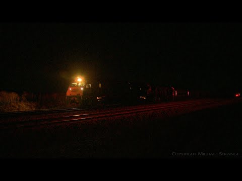4SK5 SSR Grain Train At Night - PoathTV Australian Railways