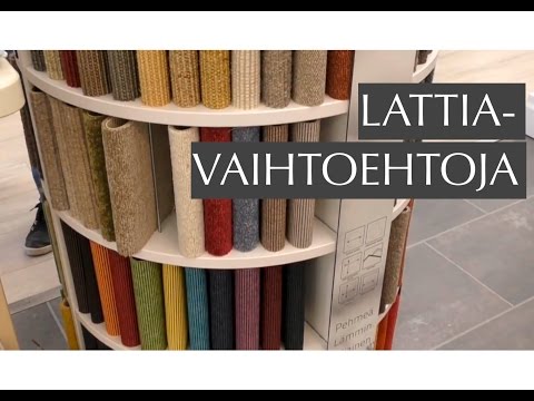 Erilaisia lattiamateriaaleja - omakotitalon sisustus