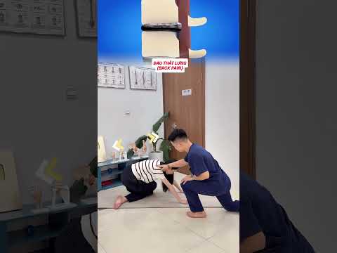 Đau thắt lưng?Cùng tập bài tập dưới đây để cảm nhận sự thay đổi nhé  #daulung #dauthatlung