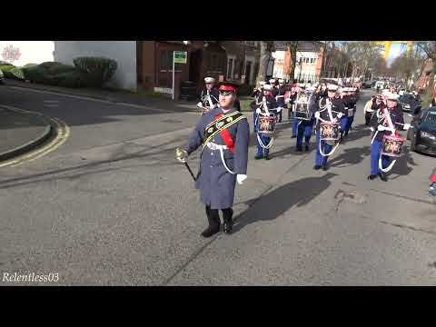 Somme Memorial F.B. (No.8) @ UDR2 Memorial Parade ~ Belfast ~ 24/02/24 (4K)