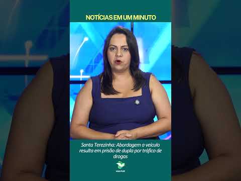 Santa Terezinha: Abordagem a veículo resulta em prisão de dupla por tráfico de drogas
