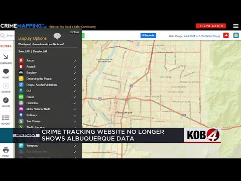 Crime Albuquerque Map