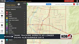 Loss of crime mapping website raises questions for Albuquerque residents