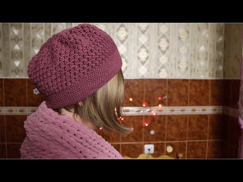 КОМПЛЕКТ ШАПКА (БЕРЕТКА) И ШАРФ (Alize Puffy)