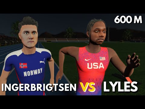 NOAH LYLES vs JAKOB INGEBRIGTSEN 600M [Speed Comparison]