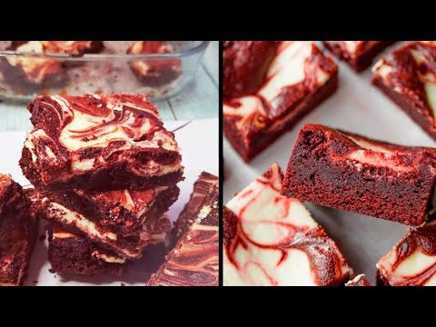 Red Velvet Cream Cheese Brownie | Gluten Free & Flourless Brownie