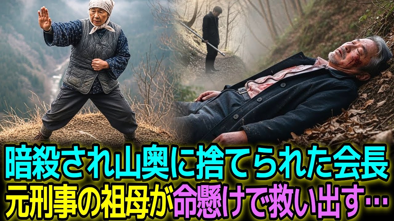 暗殺され山奥に捨てられた会長を、元刑事の祖母が命懸けで救い出す… I オーディオブック I ラジオドラマ I 感動ストーリー