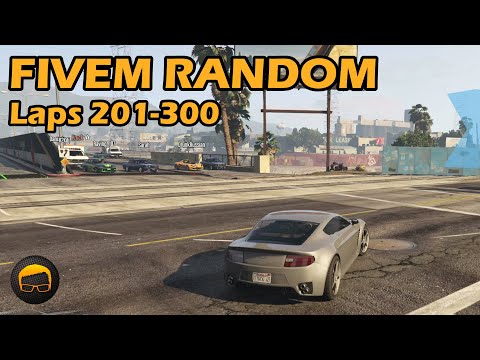 630 Random Cars In 630 Laps! Part 3 (Laps 201-300) - GTA FiveM Random All Of Them №3