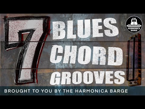 Do you know these 7 Blues Harmonica Chord Grooves?? ( C Harp Only)