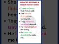 5 Negative Sentences In Present Perfect Tense Learn English Grammar Easily