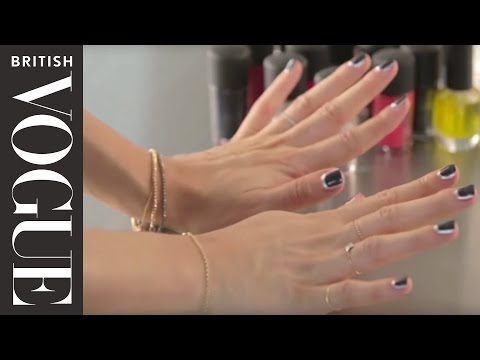 How to do a Floating Manicure | Vogue Beauty School | British Vogue