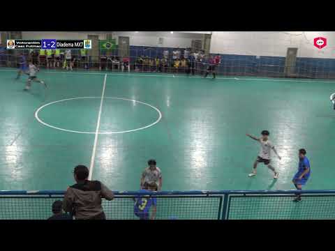 Votorantim Caas Futmax enfrenta Diadema MX7 pela Liga Paulista Futsal sub15.