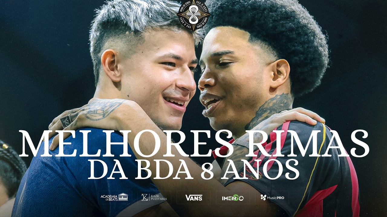 (NÍVEL INSANO 🔥) MELHORES RIMAS DA BDA 8 ANOS