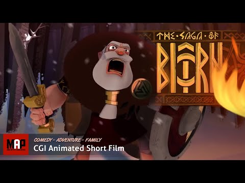 Funny Adventure CGI Animated Short Film ** THE SAGA OF BIORN ** Movie by Animation Workshop Team