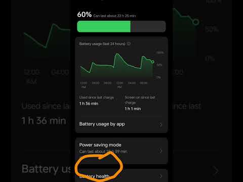 Oppo Reno 10 battery health condition