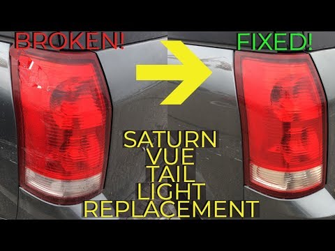Saturn Vue Tail / Brake Light Assembly Replacement / Removal How To