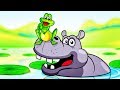 Hippo & Frog - Sing and Dance With Popular Kids Songs and Baby Cartoon | Cartoons for Kids