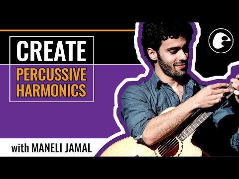 Maneli Jamal Acoustic Guitar Lesson - How to Play Percussive Harmonics | ELIXIR Strings