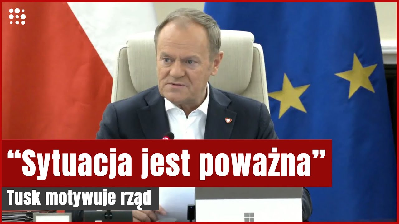 Tusk informuje rząd.