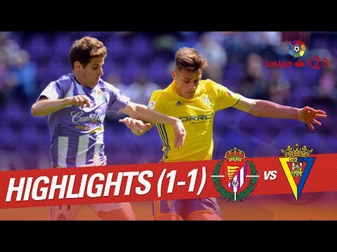 Highlights Real Valladolid vs Cádiz CF (1-1)