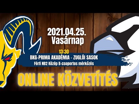 BKG-PRIMA Akadémia U23 - Zuglói Sasok, Férfi NB2 Mérkőzés
