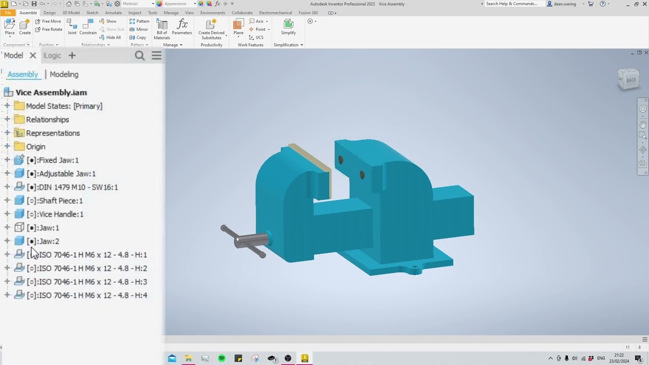 How to Change Part Visibility in an Assembly Autodesk Inventor