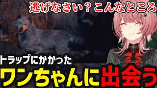【 バイオハザード RE:4 #2】罠にかかった犬に出会うルイ【鷹嶺ルイ切り抜き】※ネタバレ