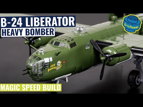 70cm Wingspan Heavy Bomber - B-24 Liberator - COBI 5739 (Speed Build Review)