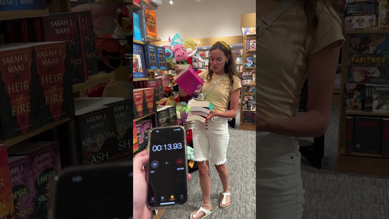 He Bought Me Every Book I Could Grab in 30sec