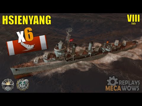 Hsienyang 6 Kills & 91k Damage | World of Warships Gameplay