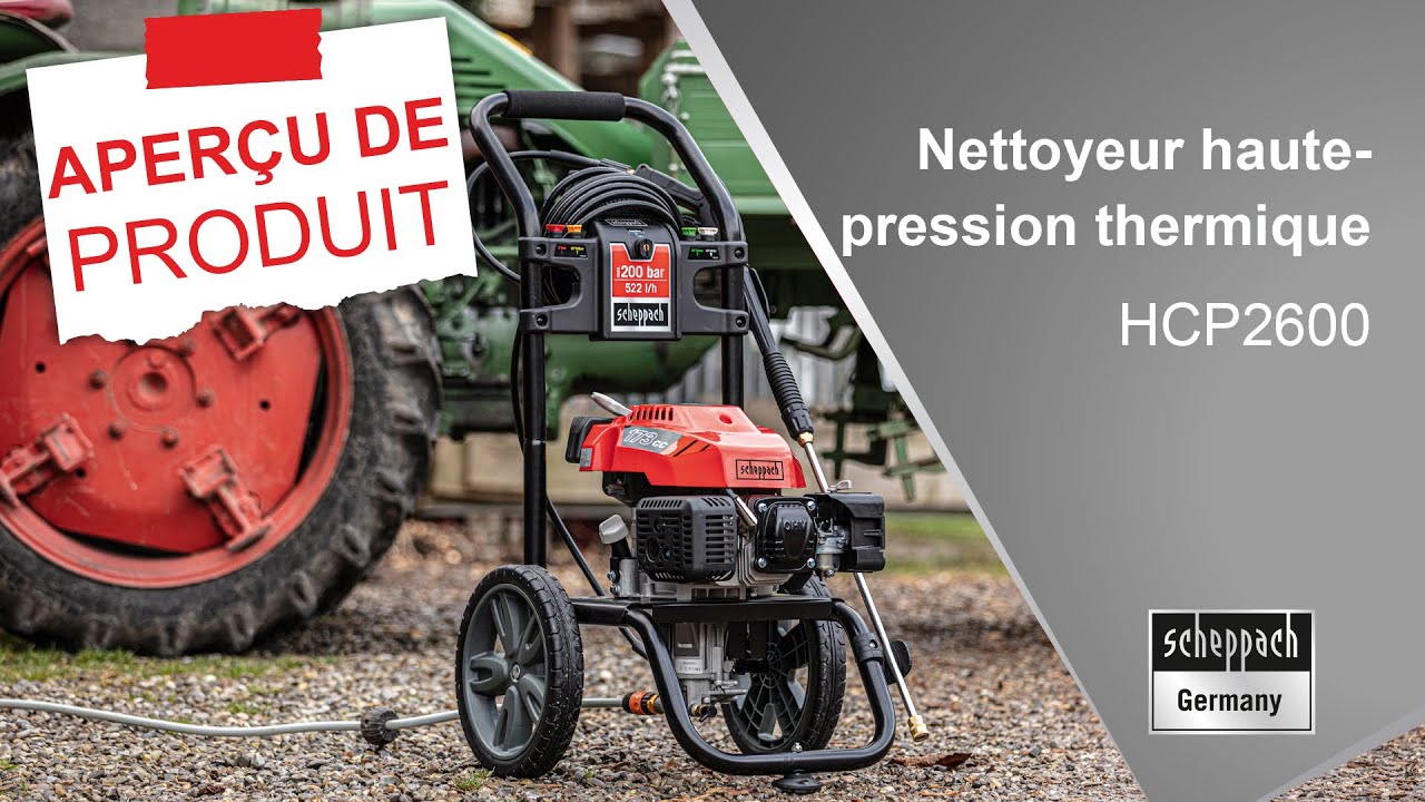 Nettoyeur haute pression Thermique Scheppach HCP2600