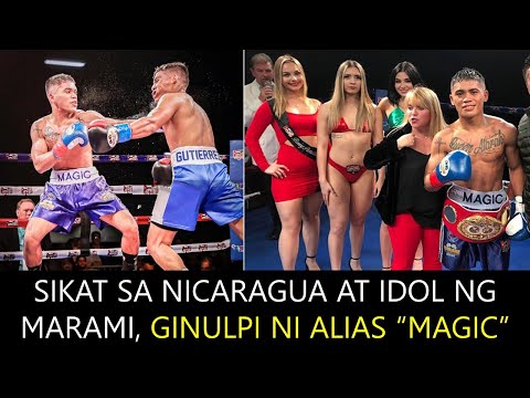 SIKAT SA NICARAGUA AT IDOL NG MARAMI, GINULPI NG PINOY ALIAS "MAGIC"