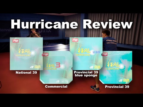 Hurricane 3 Neo | Commercial vs Provincial 39 vs Provincial 39 blue sponge vs National 39