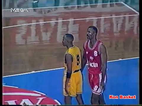 Eddie Johnson Dunk vs Aris(1994-95)