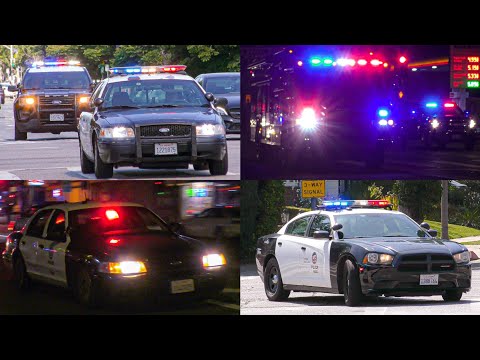 LAPD Responding Code 3 (Compilation 24)