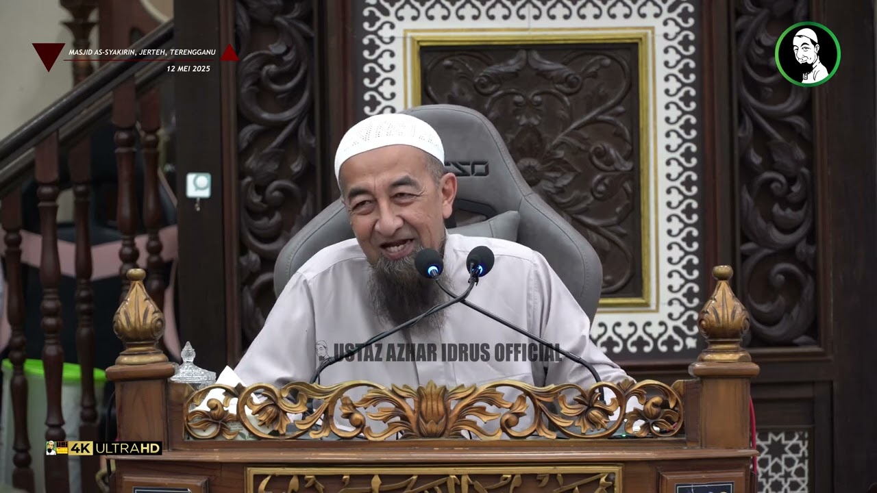 🟡 Koleksi Kuliah Ustaz Azhar Idrus | Masjid As-Syakirin, Pasir Akar, Jerteh, Terengganu | 4K
