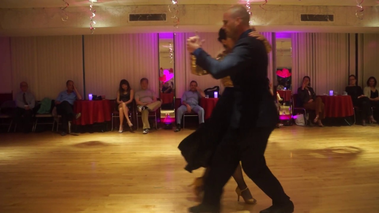Guillermina Quiroga & Mariano Logiudice perform at Milonga Uno