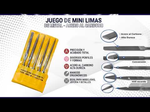 Juego de Mini Limas de Acero