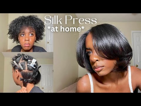 DIY Silk press Type 3-4 | Detailed Tutorial with product recs + & personal techniques