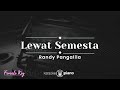 Lewat Semesta - Randy Pangalila (KARAOKE PIANO - FEMALE KEY)