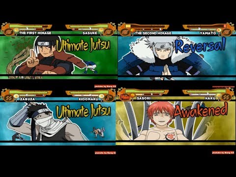 All Ultimate Naruto Ultimate Ninja 5 PS2 #Part1
