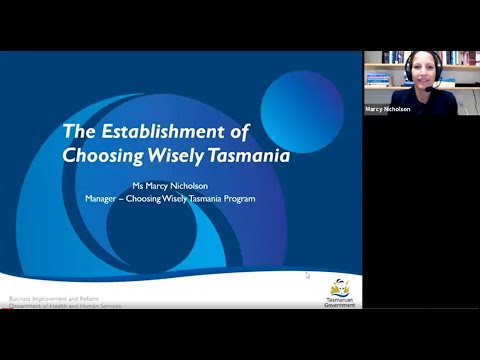Choosing Wisely Champion Health Services September 2021 Webinar