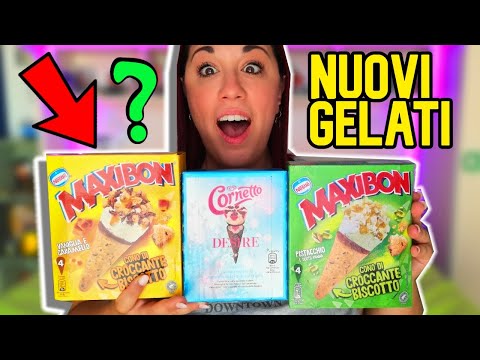 DELUSIONE? Provo NUOVI GELATI MAXIBON e CORNETTO 2023!