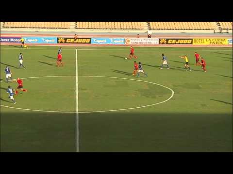 Gol de Pablo (0-3) en el Xerez - Deportivo Mirandés Jornada 3