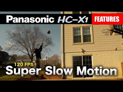 How To Find Super Slow Motion On A Panasonic HC-X1 4k Video Camera | 120 fps