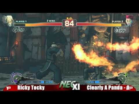 Ricky Tocky vs Clearly a Panda NEC XI SSF4 Singles