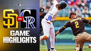 Padres vs. Rockies Game Highlights (4/23/26) | MLB Highlights