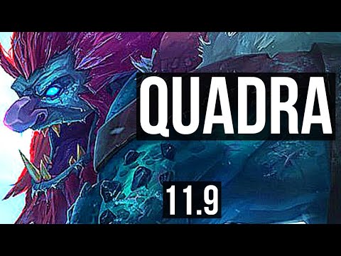 TRUNDLE vs ZAC (JUNGLE) | Quadra, Rank 7 Trundle, 15/4/13 | NA Challenger | v11.9